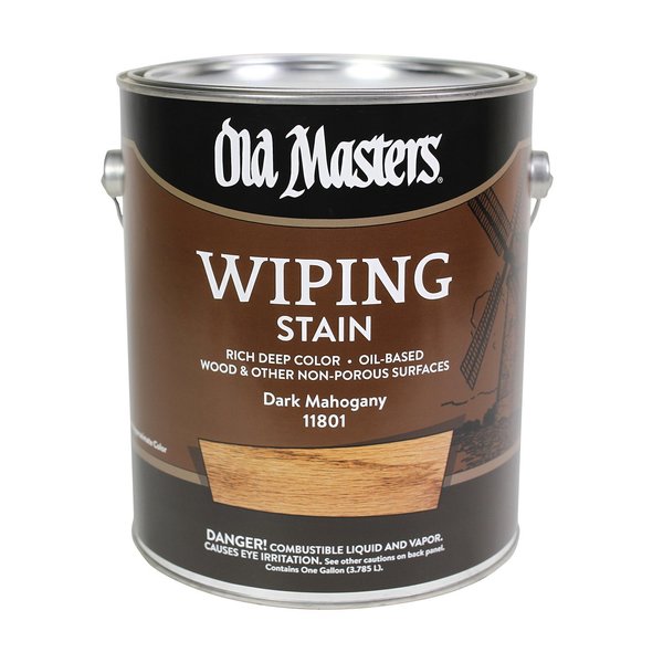 Old Master Old Masters Semi-Transparent Dark Mahogany Oil-Based Wiping Stain 1 gal 11801